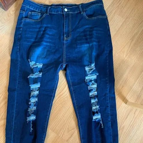 Shein Curve distressed‎ jeans Size undefined