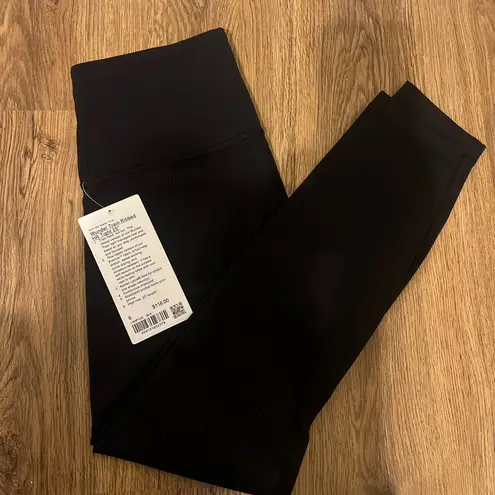 Lululemon Wunder Train High-Rise Ribbed Tight 25"