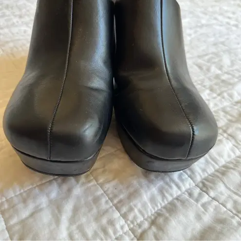 ZARA  Platform Black Clogs 9