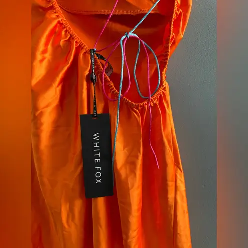 White Fox Boutique  Coming in Hot Orange Mini Dress