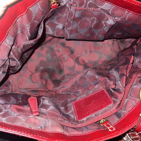 Coach Vintage Red  Purse