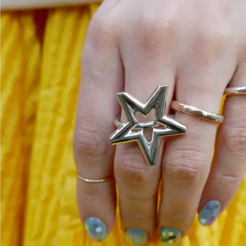 E.M. Star Ring 925 Silver 1802