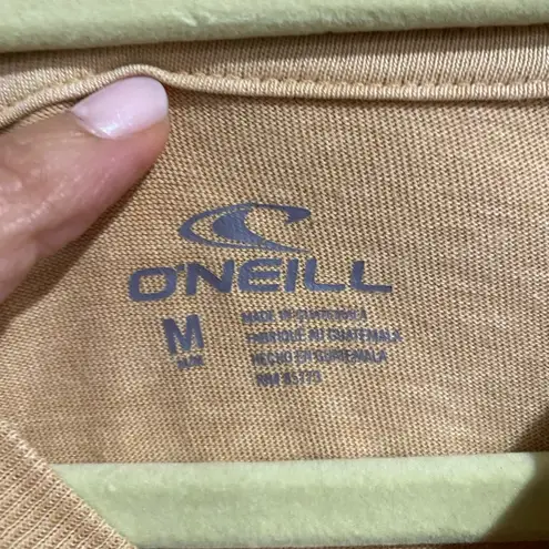 O'Neill O’Neill Yellow Del Sol Crop Graphic Tee Sz M