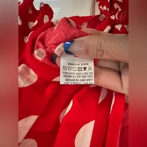 XIX PALMS 2 Red Polka Dot Tie