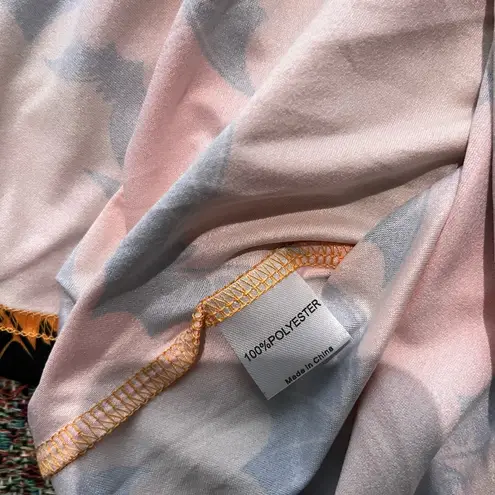 Orange and Black Wrap Midi/Maxi Halloween Bat Sundress SZ L V