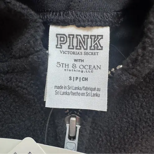 PINK - Victoria's Secret Pink Victoria Secret Nebraska Huskers Fleece Full Zip Jacket Sweater Small