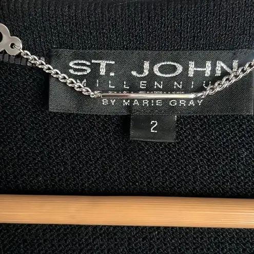 St. John  Millennium Santana knit sequin blazer dress