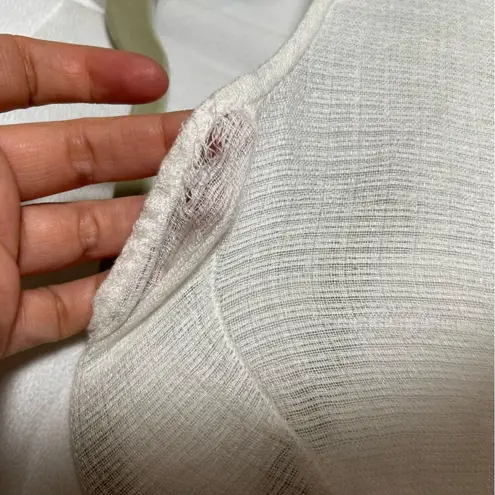 Walter Baker Ivory Acapulco Kaftan Fringe Swimsuit Coverup One Size