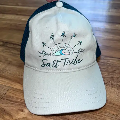 Salt Life "Salt Tribe" Blue Mesh Snap Back Hat