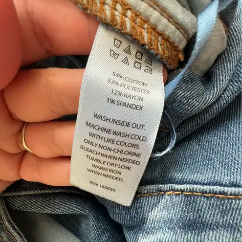 Sincerely Jules NWT Jumpsuit denim jean flare leg smocked back small