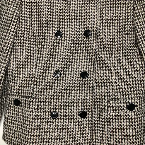 Rena Rowan for sayville petite. Wool blend. Black pink white womens 8P petite