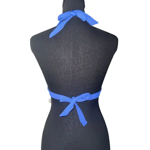 Becca NWT! Modern Edge Halter Swimsuit Top in Cornflower - Size Small