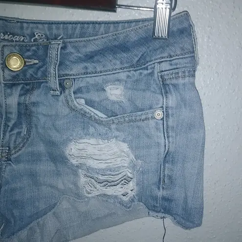 American Eagle  6 Destroyed Ripped Jeans Shorts