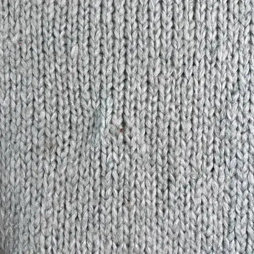 ZARA ‎ Women’s Mint Green Wool Blend Chunky Cable Knit Sweater Large Long Sleeve