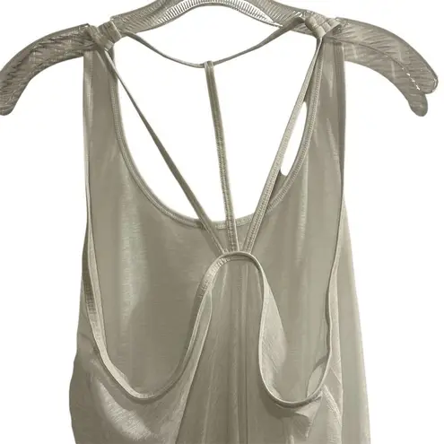 C9 Champion Women's White Strappy Back Tank Top Size M Athleisure