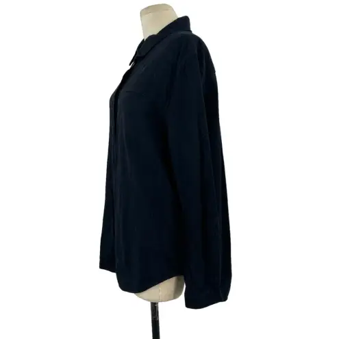 Lululemon  Full Day Ahead Button Down Shirt Black / Black‎ Size 12