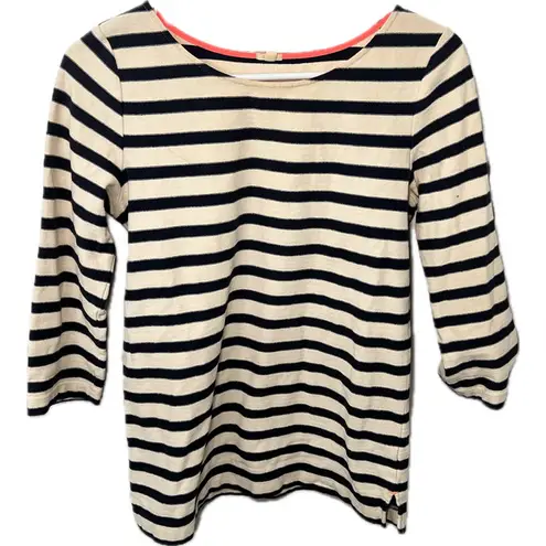 J.Crew Women's  Striped Round Neck Long Sleeve Size XS