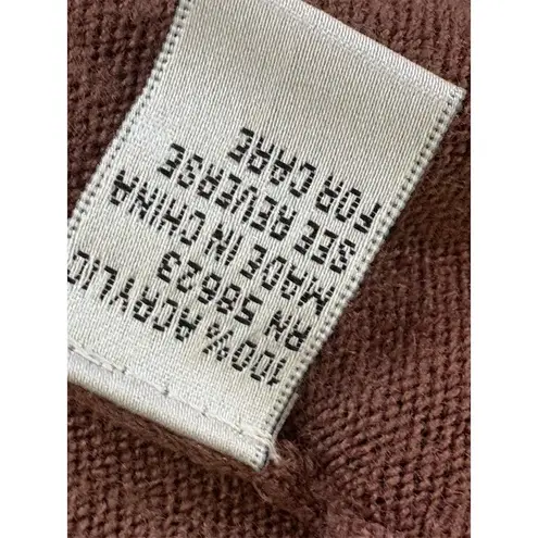 Carol Rose Women's Brown Belted Cardigan Sweater Size M Long Sleeve Casual