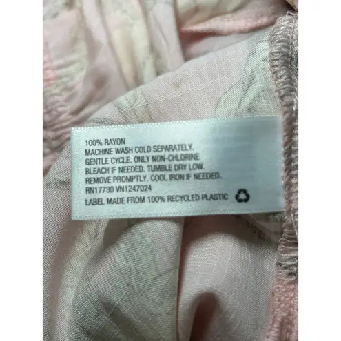 Agua Bendita × Target Romantic Floral Print Flare Long Sleeve Romper Size 1X