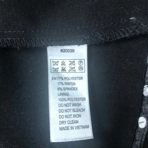 Under Skies Button Front Black Blazer/Jacket Size Small