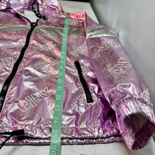 Victoria’s Secret PINK Metallic Anorak Windbreaker Jacket XS/S