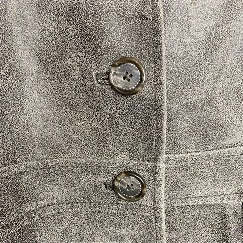 Alfani Genuine Leather Size Medium Women’s Blazer