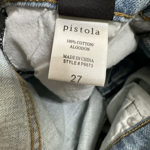 Pistola NWT Mid Rise Distressed Denim Jeans Slim Fit Women's Surf Side Size 27