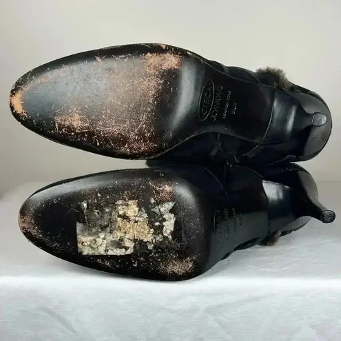 Joan & David Circa Dulcinea Black Suede Mid Calf Boot Women’s Size 8.5 Medium