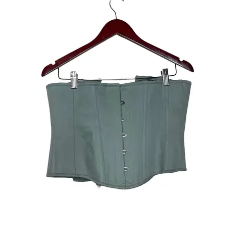 Corset Story SAGE GREEN LONGLINE UNDERBUST CORSET sz UK 16 US 12