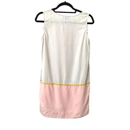 COS Colorblock Silk Mini Dress Sz XS