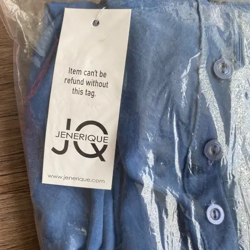 JQ by Jenerique sz 8 blue jumpsuit with pockets NWT