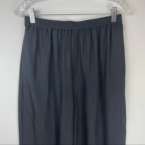& Other Stories NWT Stockholm Atelier & Other Stories Black Silk Pull on Trousers Wide Leg Sz 6