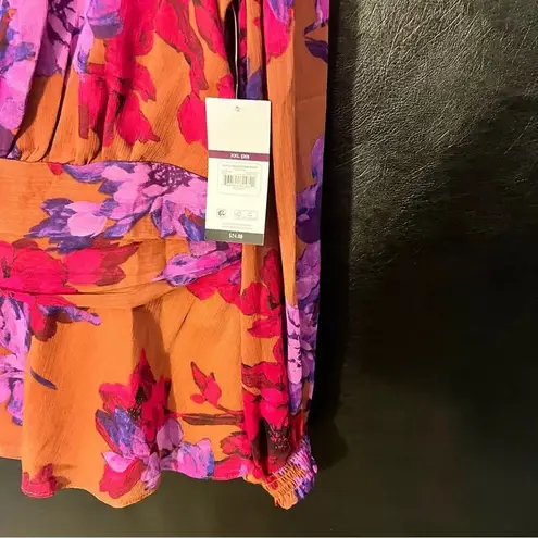 Sofia Vergara  Floral Blouse Size XXL