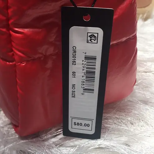 Circus by Sam Edelman New Hot Red Quilted Puffer Shoulder Hand Bag - Sam Edelman