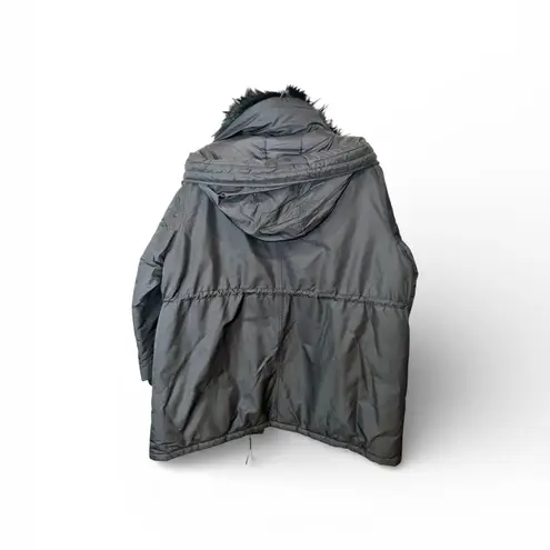 The Kooples Paris Black Faux Fur Hooded Puffer Parka Coat Size M Women’s NWT - Image 4