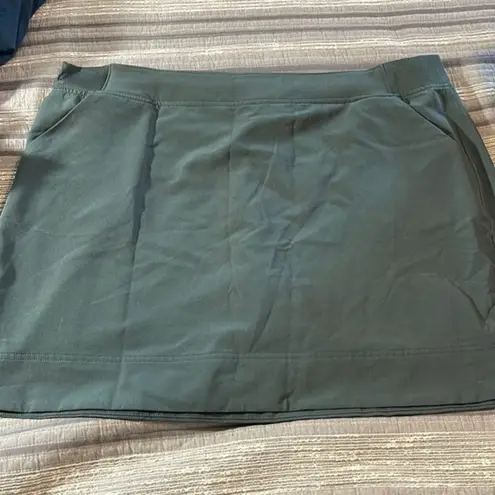 32 Degrees Heat 32 DEGREES COOL Green Skort EUC Size XXL #0508