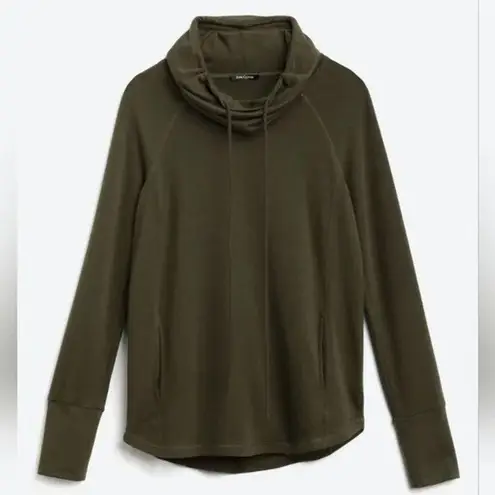 Pink Clover Shenaya Hunter Green Cowl Neck Sweater Size Small