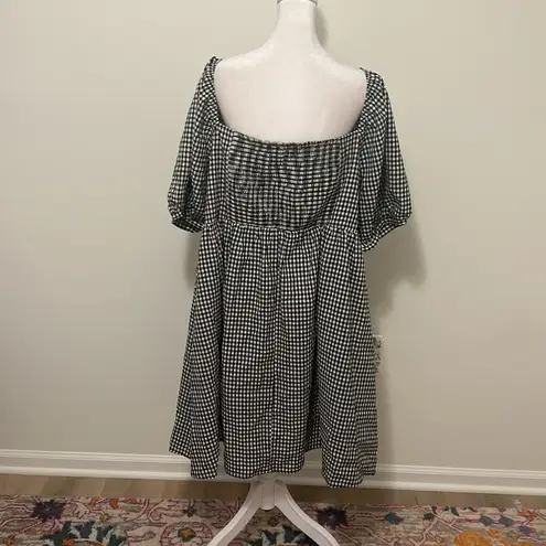 Tuckernuck Pomander Place Black Gingham Smocked Abigail Dress New Size XXXL