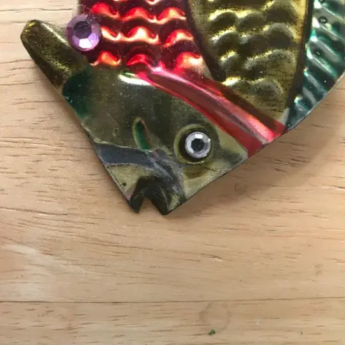 Fish Pin Brooch Handmade Whimsical Vintage Beach