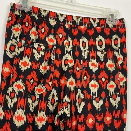 Saints & Hearts Flare Leg Bell Bottom Aztec Print Pants Size Small