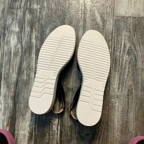 Naturalizer SOUL Black Slingback Flats Size 9 Wide