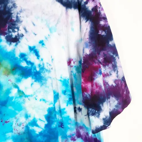 Hocus Pocus XXL Tee Shirt Handmade Tie Dye Purple Blue Witches Graphic 1063