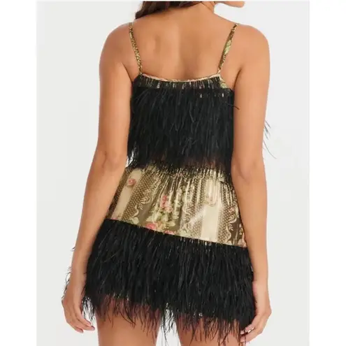 Love Shack Fancy feather skirt