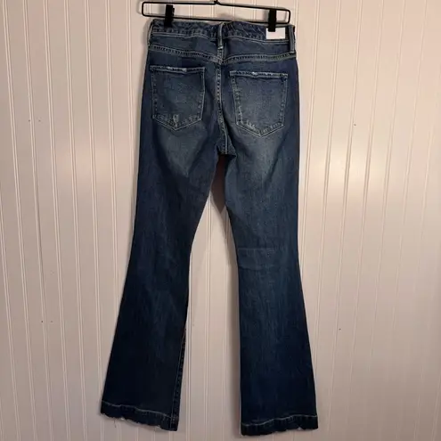 Dear John Distressed High-Waisted Bootcut Medium Wash Women’s Denim Jeans Sz 26