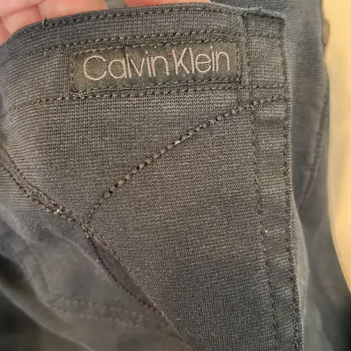 Calvin Klein Jeans Calvin Klein size 2 stretchy straight leg light grey jeans EUC