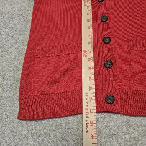 G. Label By Goop The Signature Cardigan Silk Cashmere Red Sz XS Holiday Luxury
