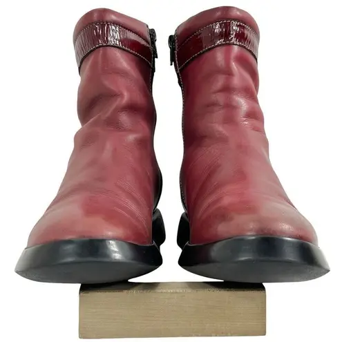 Vintage Hogan Zip Up Chelsea Boots Women’s Size 38 (US Women’s 7) Red