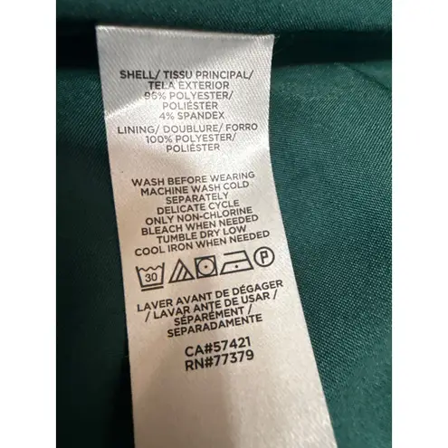 NEW Ann Taylor LOFT Women's Green Faux Suede Shaw Collar Blazer Jacket Size XS