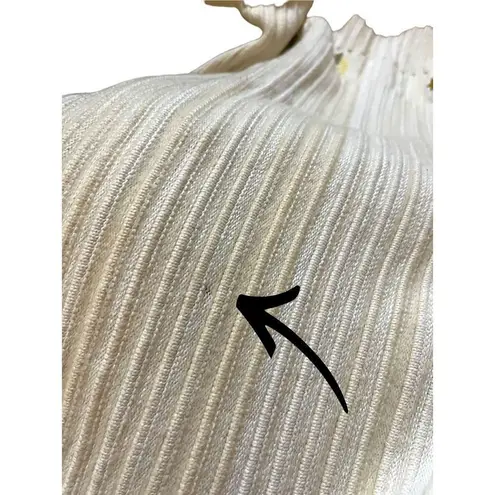 Vintage Cream Chunky Knit Long Duster Cardigan Size undefined