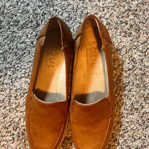 Soul Naturalizer Slip On Loafers Women's Brown Comfort Casual Shoes 8.5